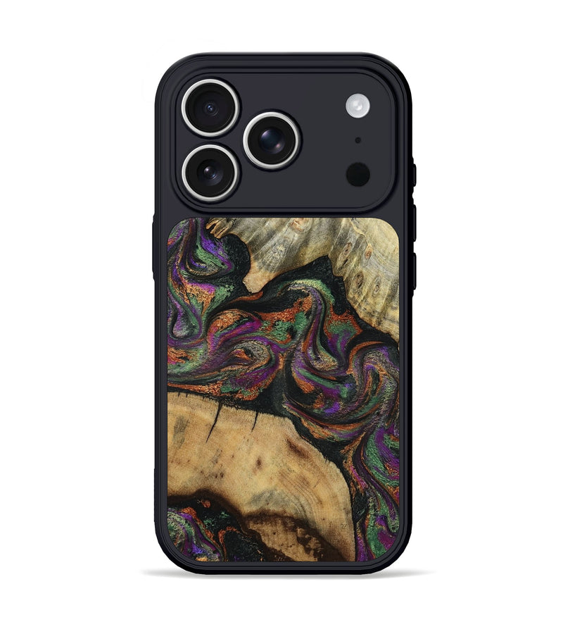 iPhone 17 Pro Wood Phone Case - Wynter (Green, 817715)