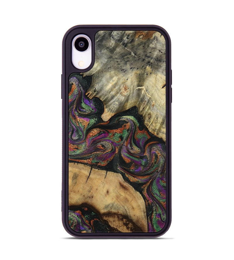 iPhone Xr Wood Phone Case - Wynter (Green, 817715)
