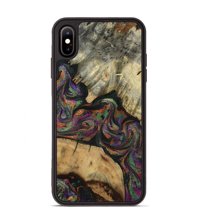iPhone Xs Max Wood Phone Case - Wynter (Green, 817715)