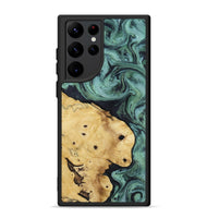 Galaxy S22 Ultra Wood Phone Case - Aliana (Green, 817716)