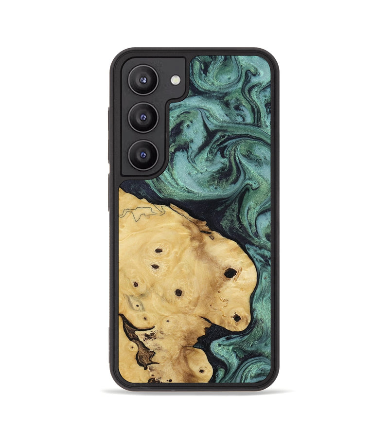 Galaxy S23 Wood Phone Case - Aliana (Green, 817716)