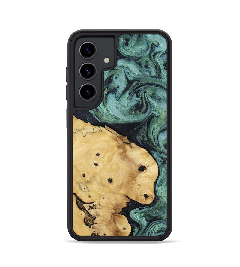 Galaxy S24 Wood Phone Case - Aliana (Green, 817716)
