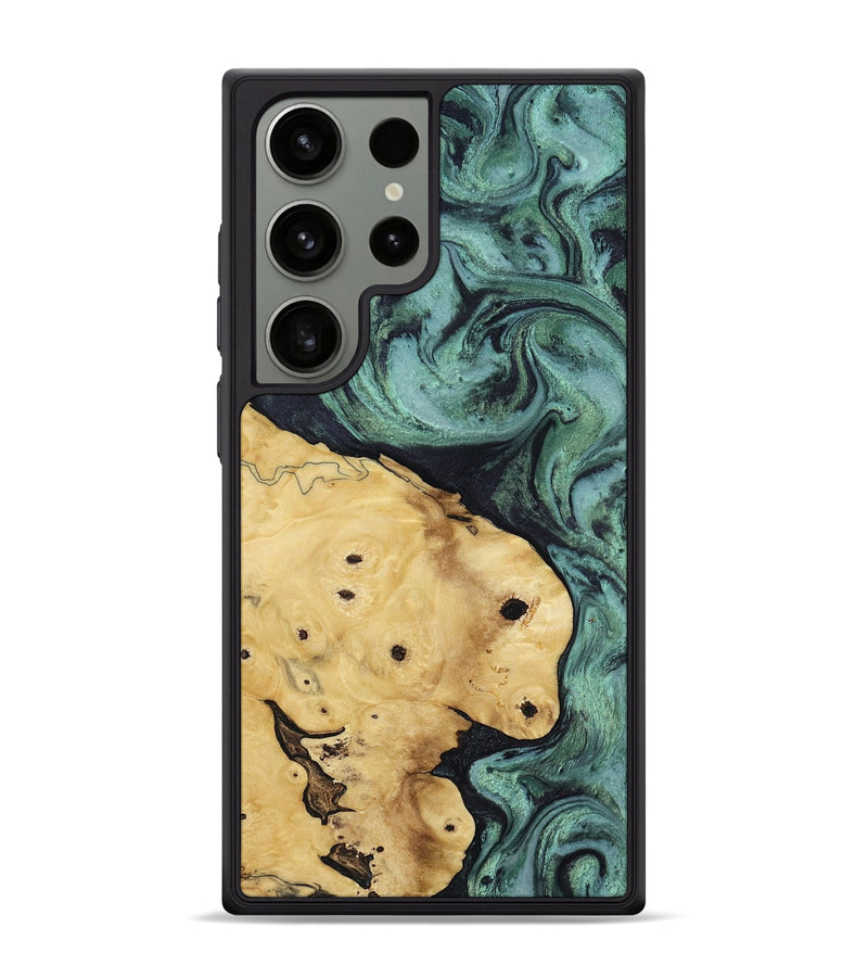 Galaxy S24 Ultra Wood Phone Case - Aliana (Green, 817716)