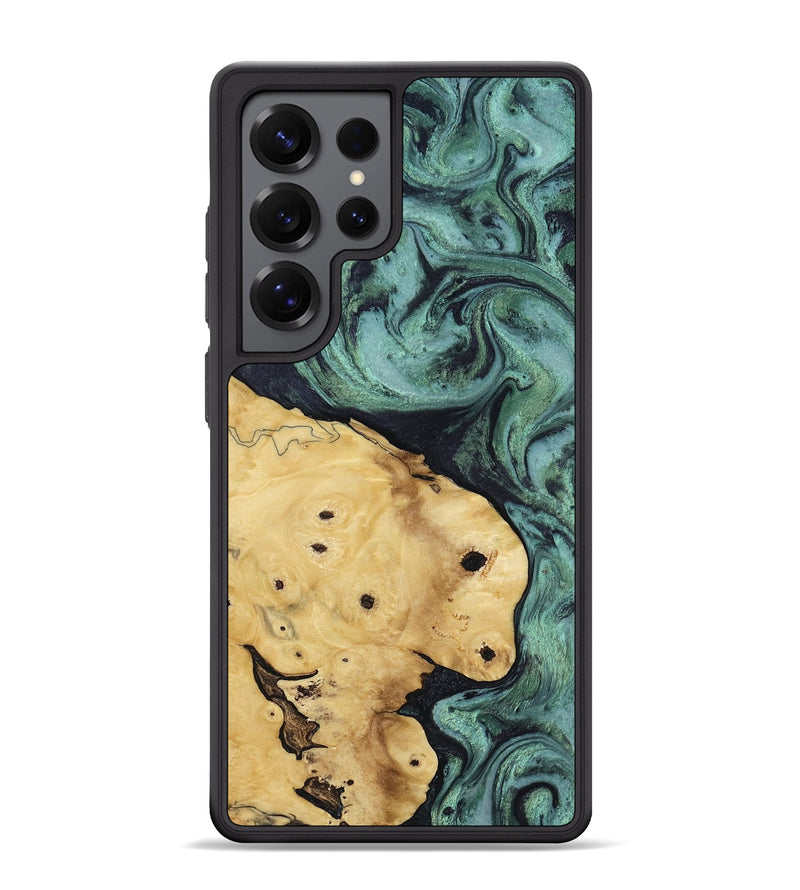 Galaxy S25 Ultra Wood Phone Case - Aliana (Green, 817716)