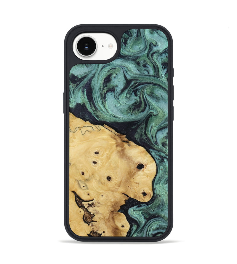 iPhone 16e Wood Phone Case - Aliana (Green, 817716)