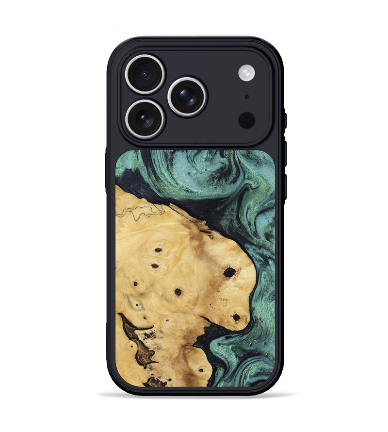 iPhone 17 Pro Wood Phone Case - Aliana (Green, 817716)