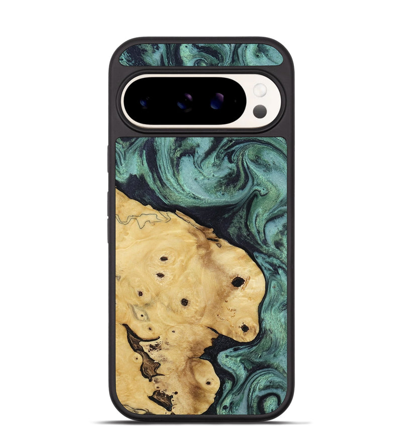 Pixel 9 Wood Phone Case - Aliana (Green, 817716)