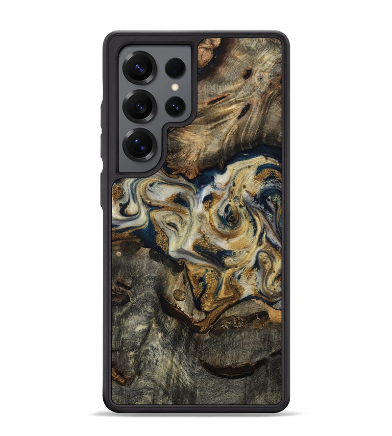 Galaxy S25 Ultra Wood Phone Case - Gay (Teal & Gold, 817723)