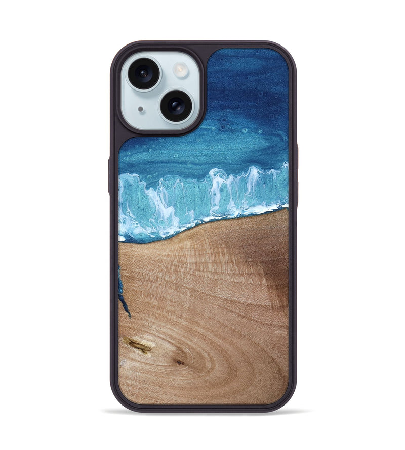 iPhone 15 Wood Phone Case - Sam (Coastal, 817728)