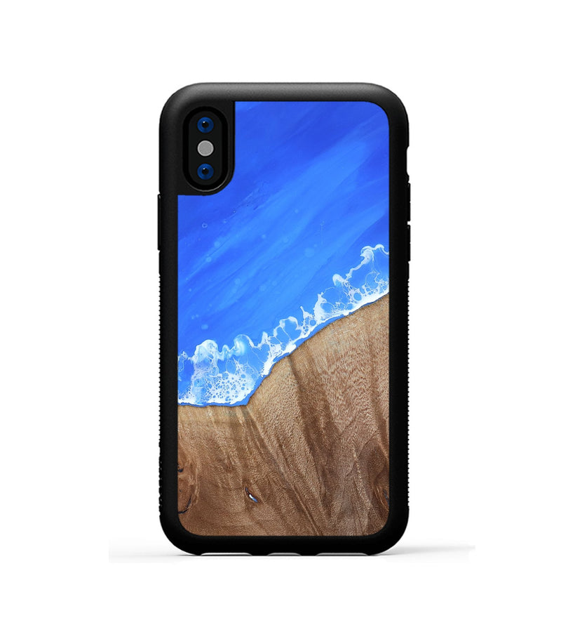 iPhone Xs Wood Phone Case - Adalynn (Coastal, 817729)