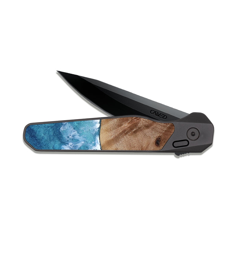 EDC Dark Slate Wood Pocket Knife - Lavina (Coastal, 817731)