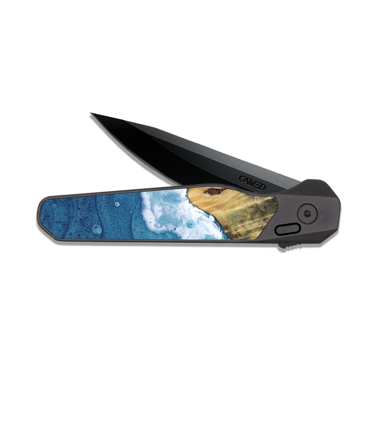 EDC Dark Slate Wood Pocket Knife - Niki (Coastal, 817732)