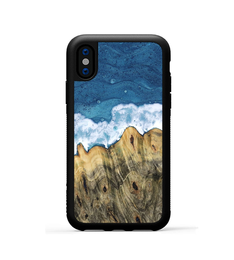 iPhone Xs Wood Phone Case - Niki (Coastal, 817732)