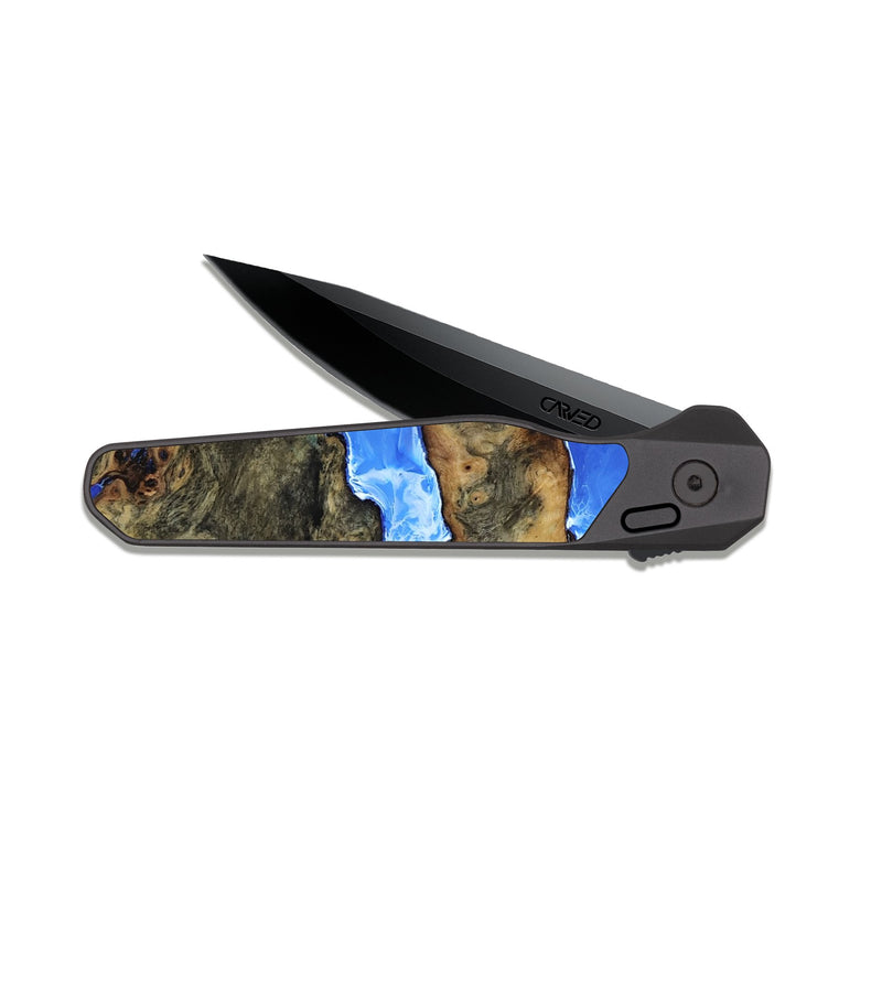 EDC Dark Slate Wood Pocket Knife - Millard (Coastal, 817734)