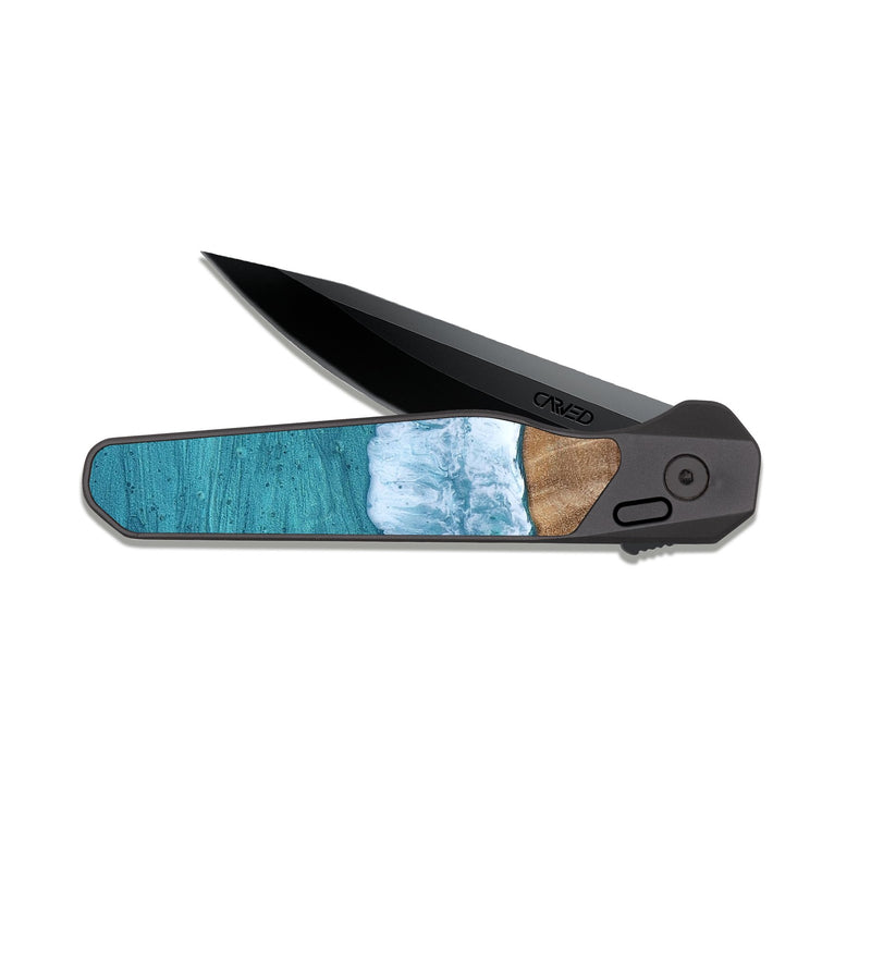 EDC Dark Slate Wood Pocket Knife - Dana (Coastal, 817737)