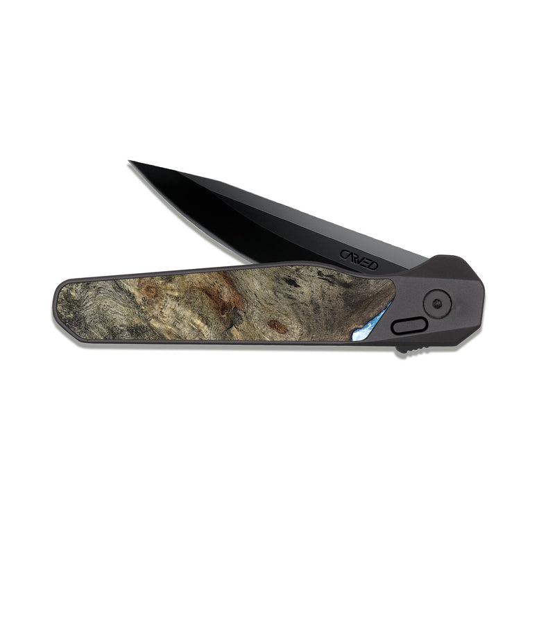 EDC Dark Slate Wood Pocket Knife - Vanessa (Coastal, 817741)