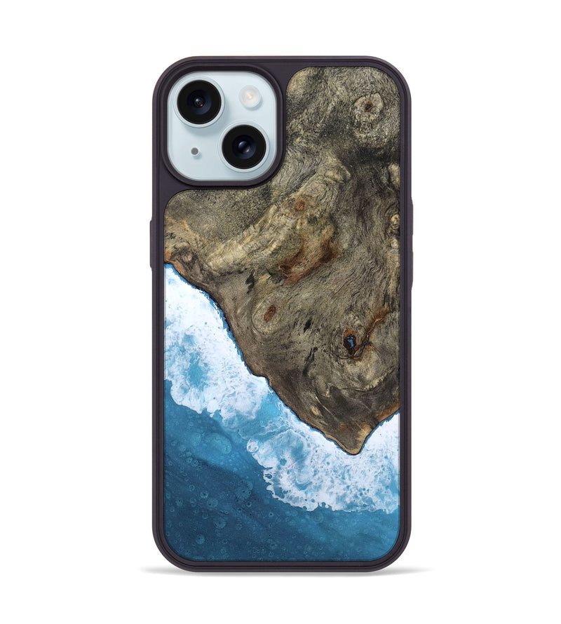 iPhone 15 Wood Phone Case - Vanessa (Coastal, 817741)