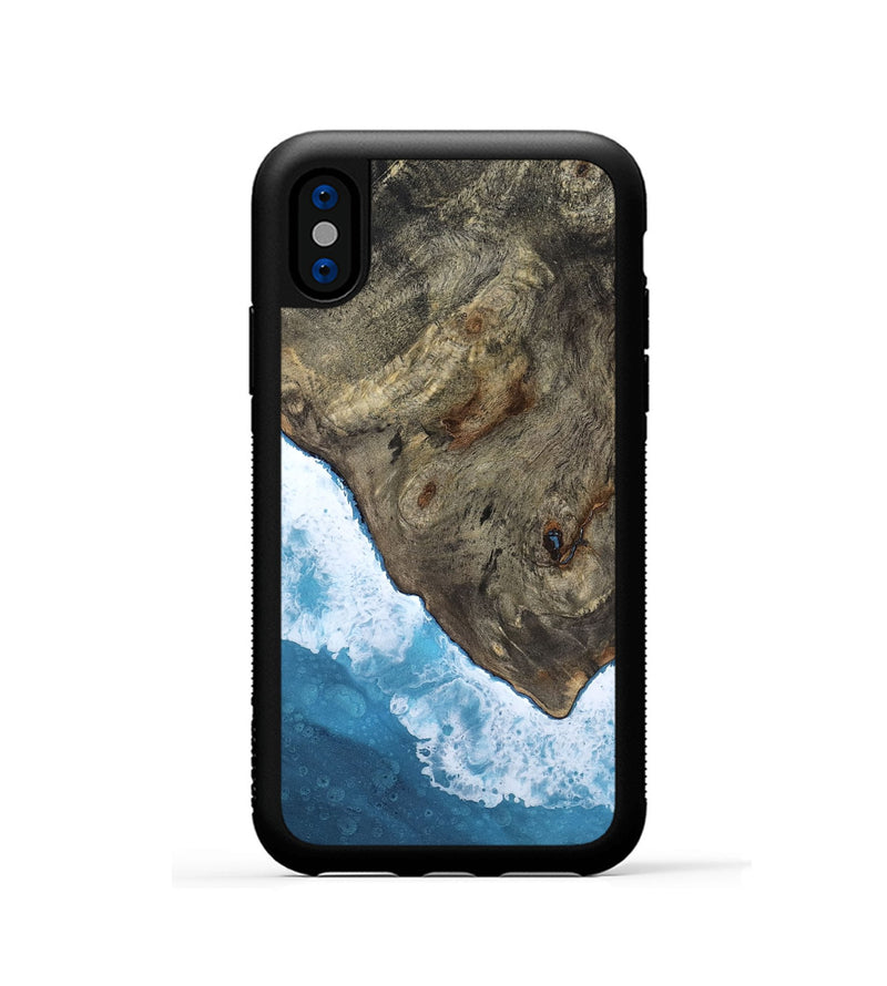iPhone Xs Wood Phone Case - Vanessa (Coastal, 817741)