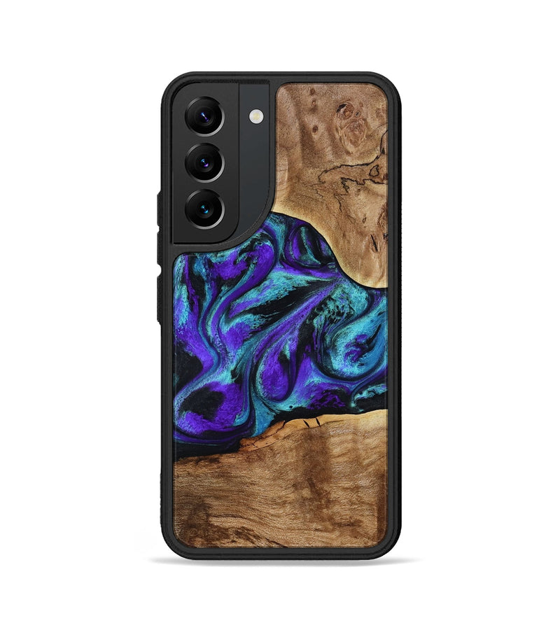 Galaxy S22 Wood Phone Case - Vada (Purple, 817742)