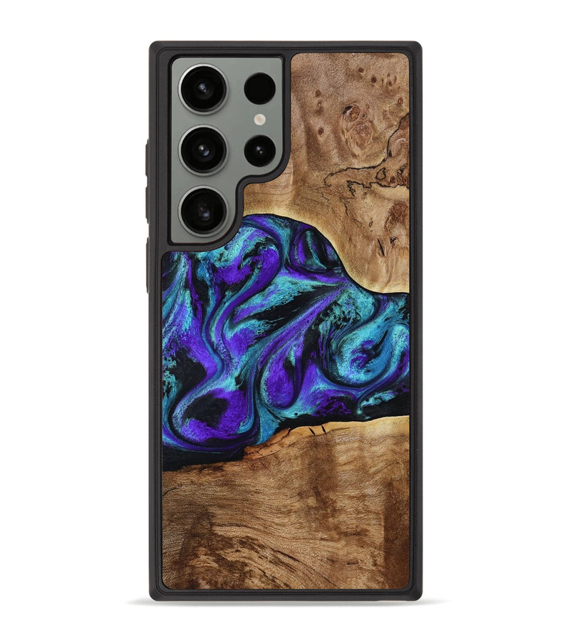 Galaxy S23 Ultra Wood Phone Case - Vada (Purple, 817742)