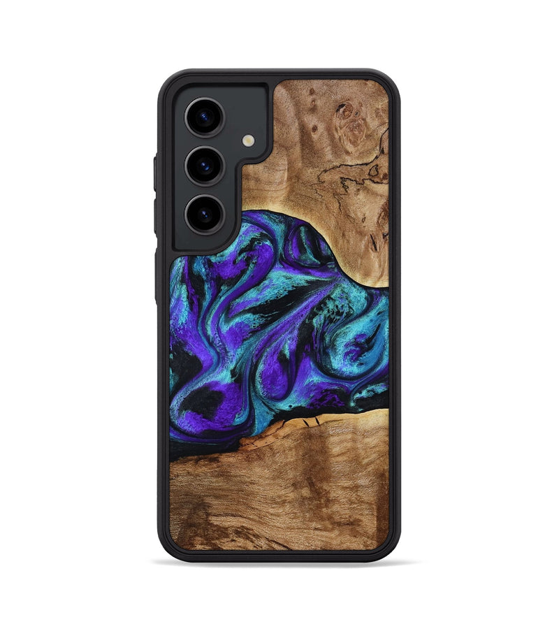 Galaxy S24 Wood Phone Case - Vada (Purple, 817742)
