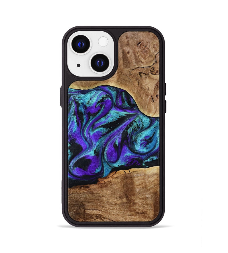 iPhone 13 Wood Phone Case - Vada (Purple, 817742)