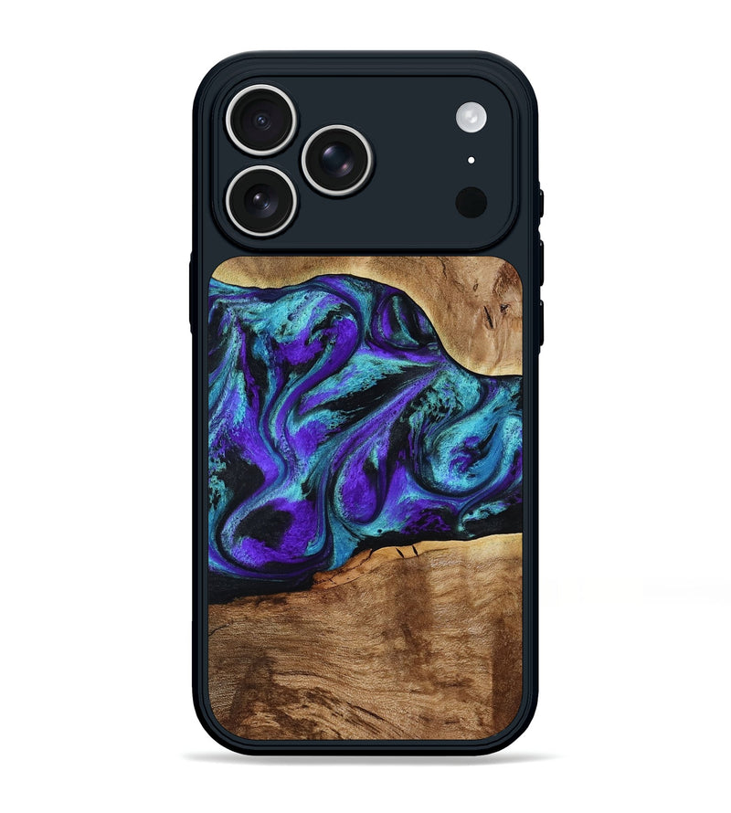 iPhone 17 Pro Max Wood Phone Case - Vada (Purple, 817742)