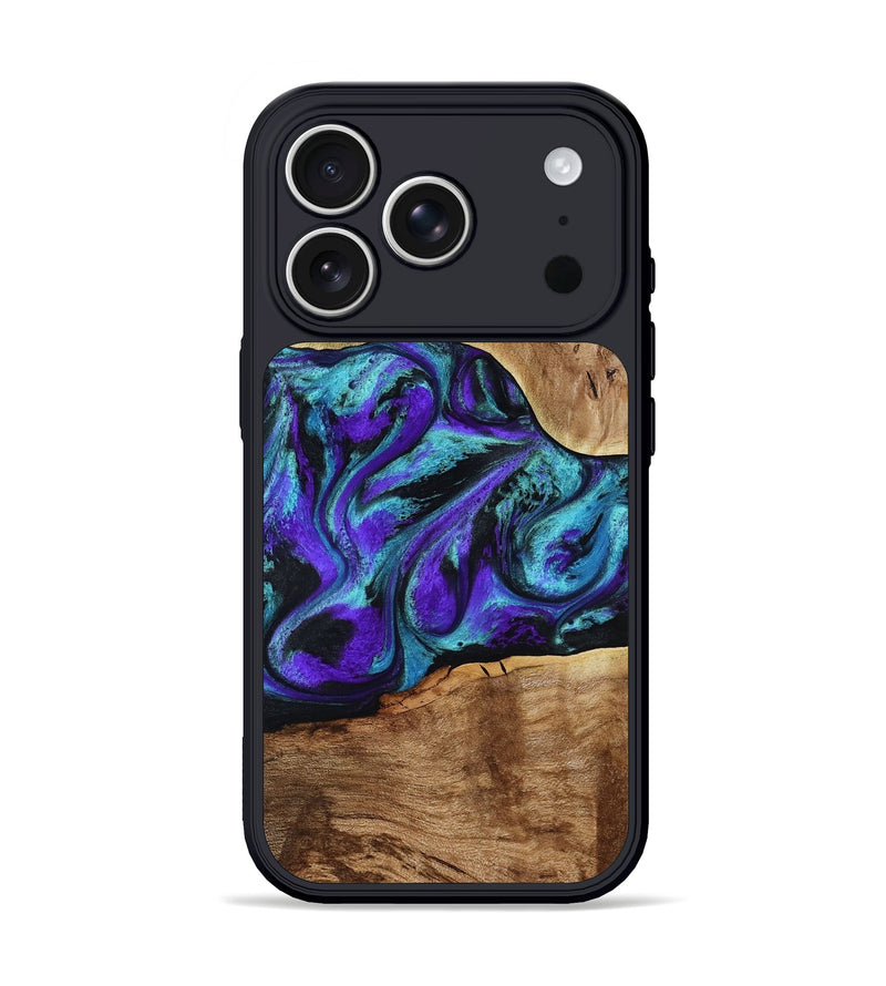 iPhone 17 Pro Wood Phone Case - Vada (Purple, 817742)