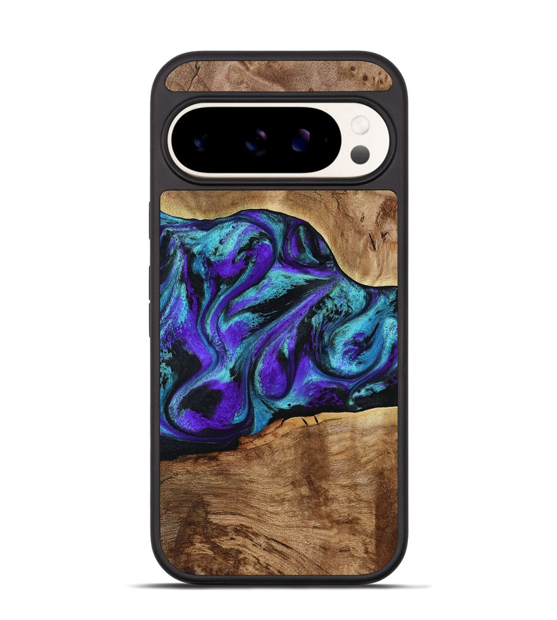Pixel 9 Wood Phone Case - Vada (Purple, 817742)