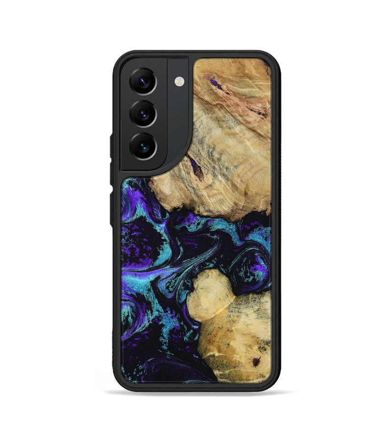Galaxy S22 Wood Phone Case - Nelda (Purple, 817743)