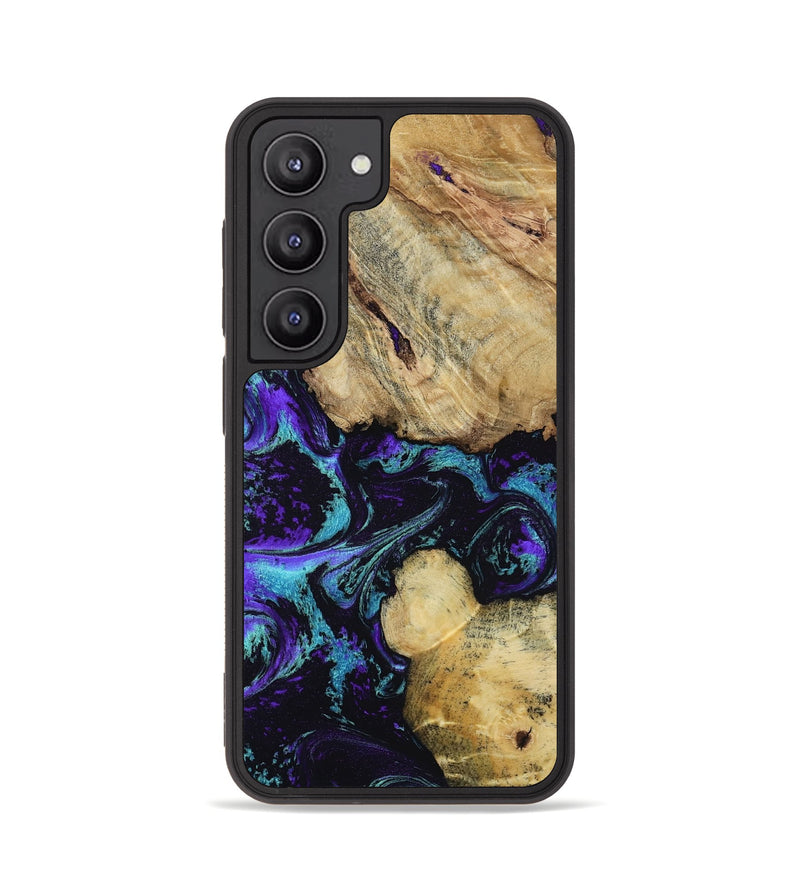 Galaxy S23 Wood Phone Case - Nelda (Purple, 817743)
