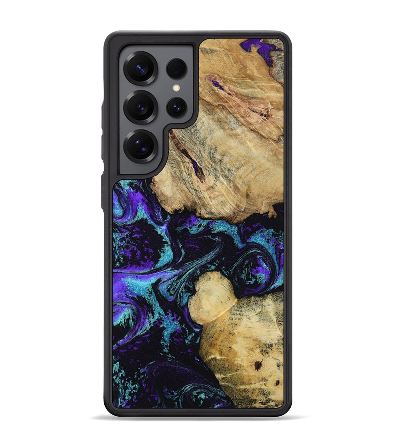 Galaxy S25 Ultra Wood Phone Case - Nelda (Purple, 817743)