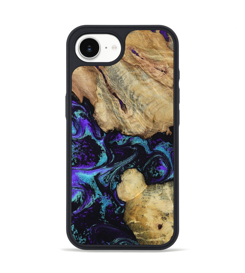 iPhone 16e Wood Phone Case - Nelda (Purple, 817743)