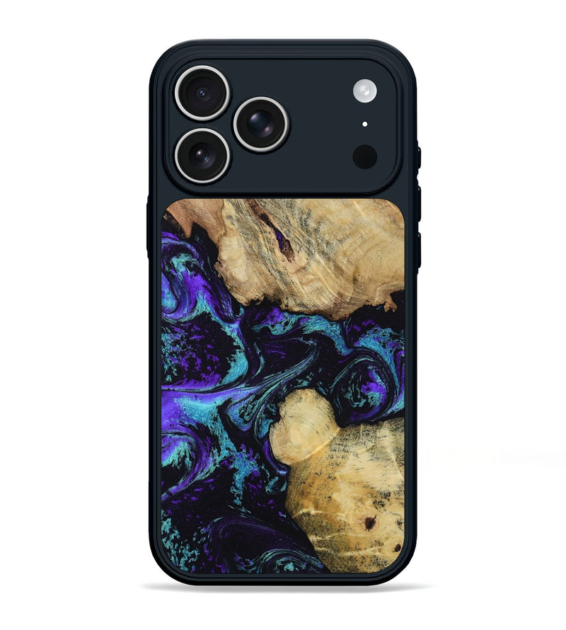 iPhone 17 Pro Max Wood Phone Case - Nelda (Purple, 817743)
