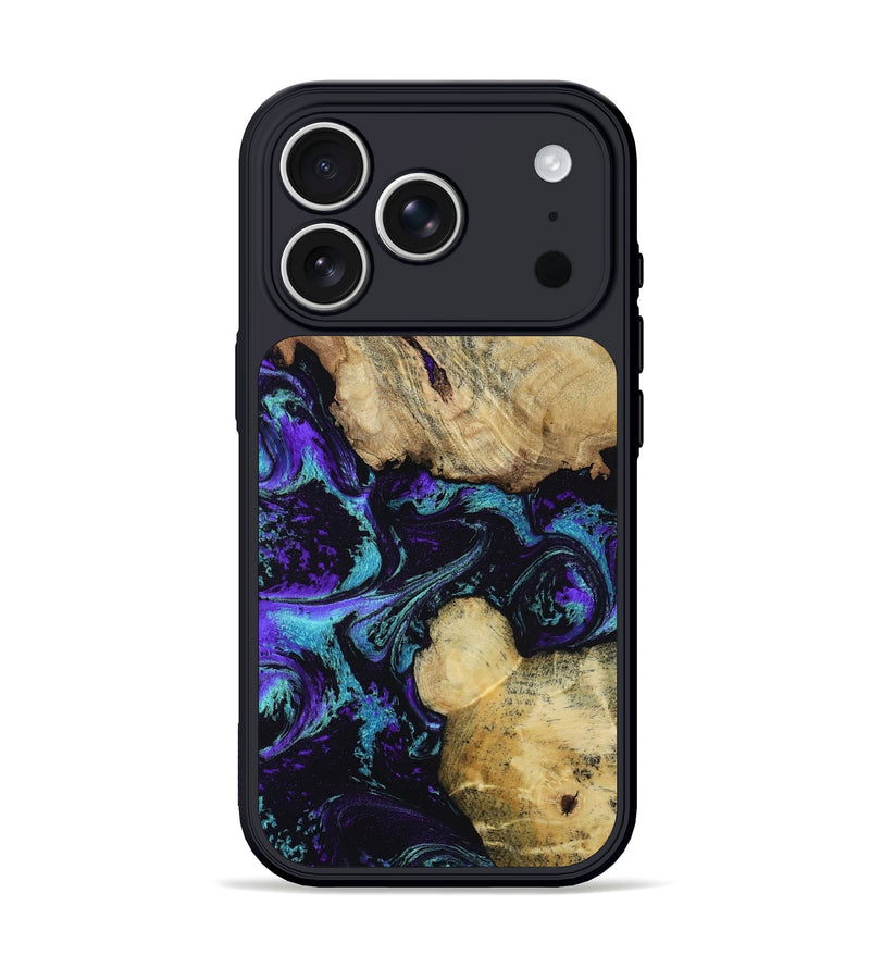 iPhone 17 Pro Wood Phone Case - Nelda (Purple, 817743)