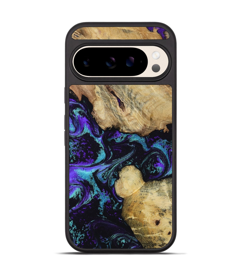 Pixel 10 Wood Phone Case - Nelda (Purple, 817743)