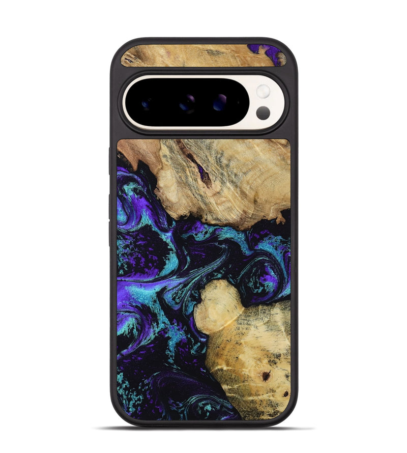 Pixel 9 Pro Wood Phone Case - Nelda (Purple, 817743)