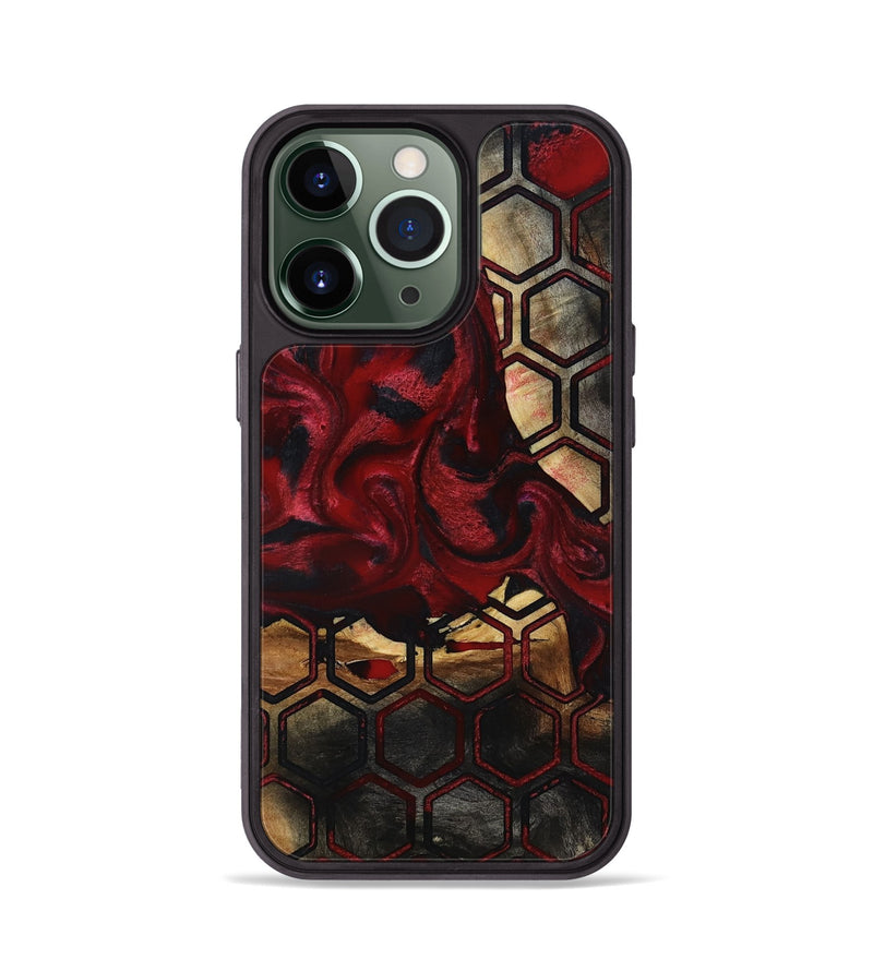 iPhone 13 Pro Wood Phone Case - Lenora (Pattern, 817752)