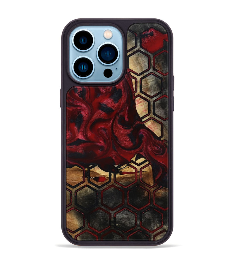 iPhone 14 Pro Max Wood Phone Case - Lenora (Pattern, 817752)