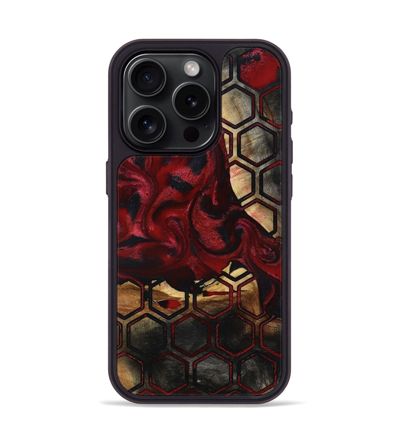 iPhone 15 Pro Wood Phone Case - Lenora (Pattern, 817752)
