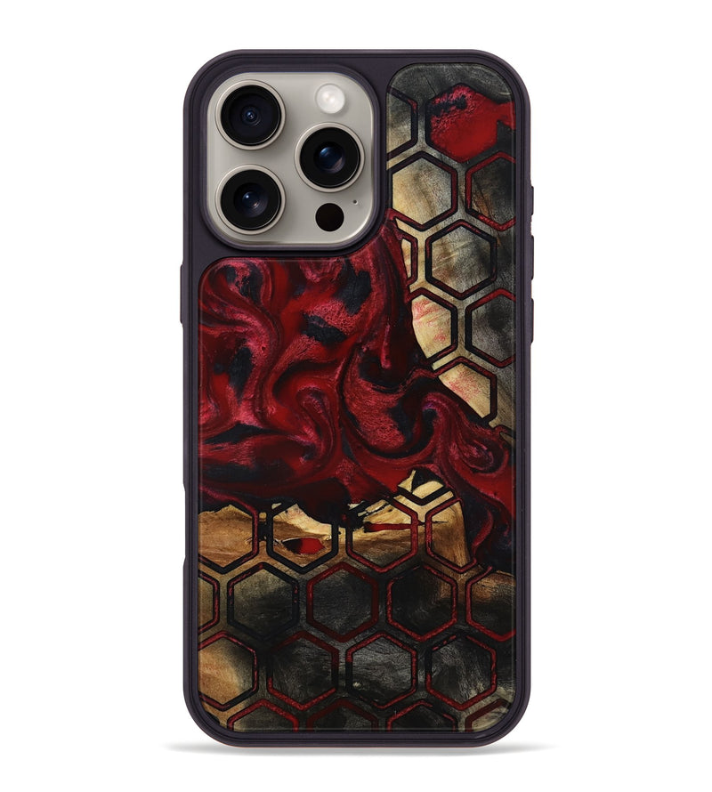 iPhone 16 Pro Max Wood Phone Case - Lenora (Pattern, 817752)