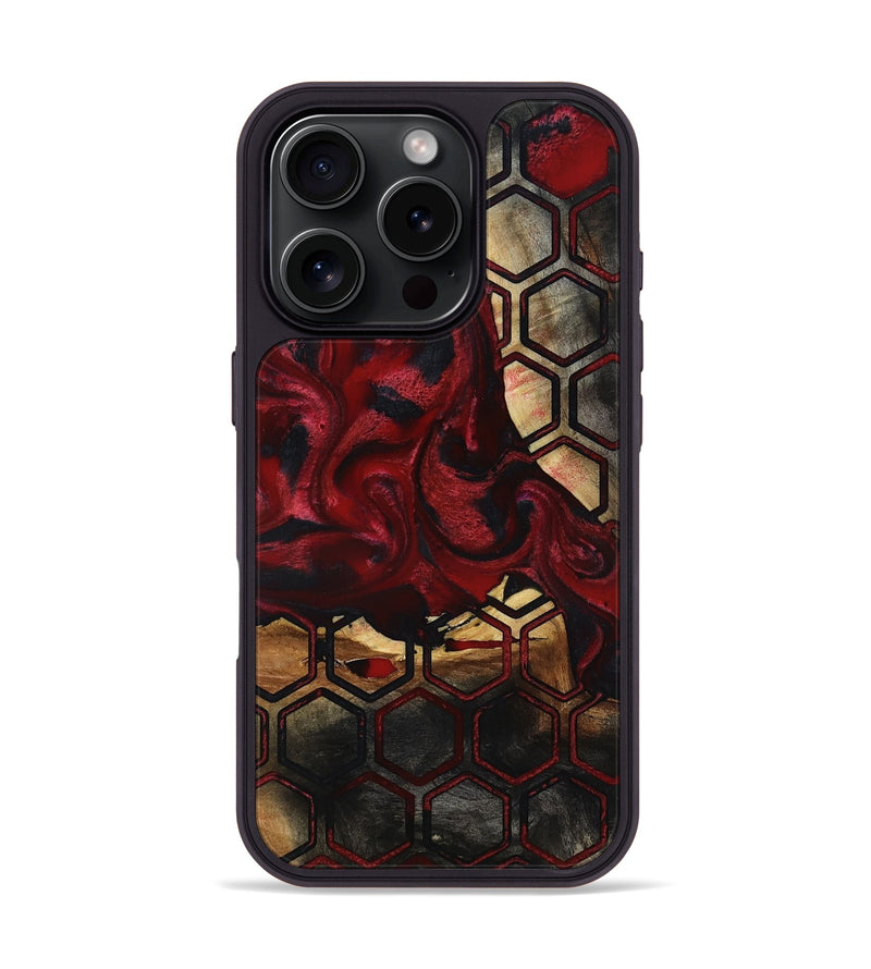 iPhone 16 Pro Wood Phone Case - Lenora (Pattern, 817752)