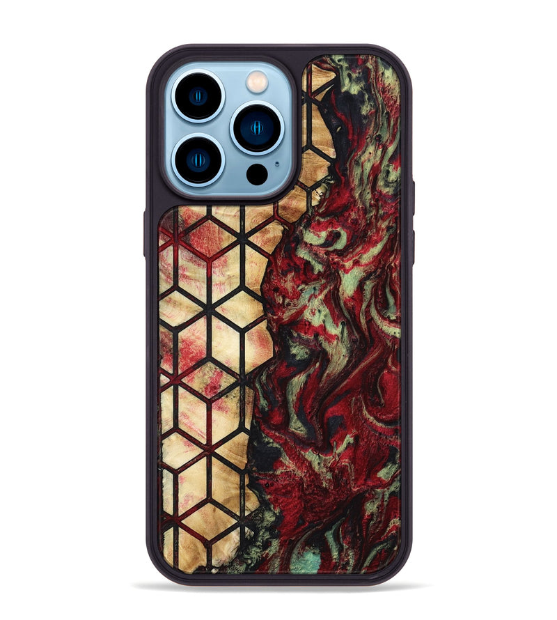 iPhone 14 Pro Max Wood Phone Case - Tressie (Pattern, 817753)