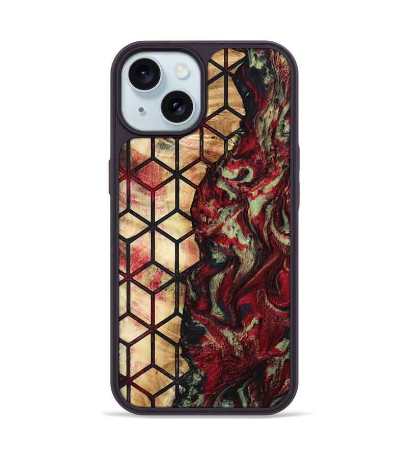 iPhone 15 Wood Phone Case - Tressie (Pattern, 817753)
