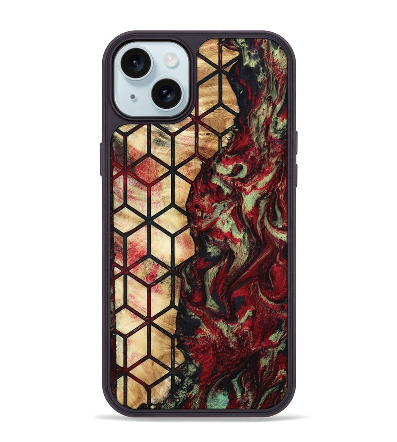 iPhone 15 Plus Wood Phone Case - Tressie (Pattern, 817753)