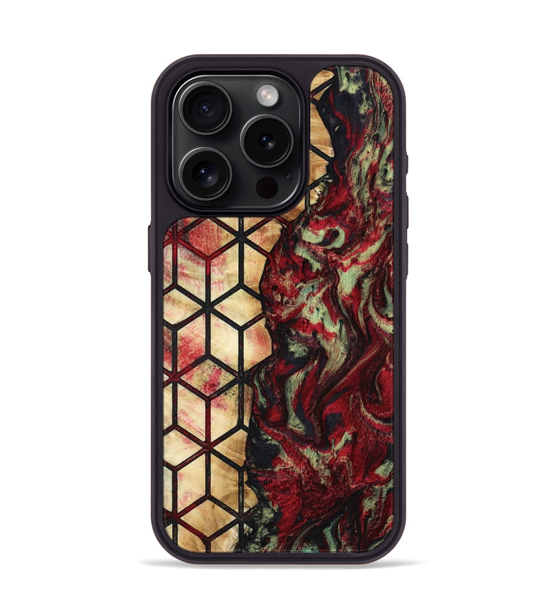 iPhone 15 Pro Wood Phone Case - Tressie (Pattern, 817753)