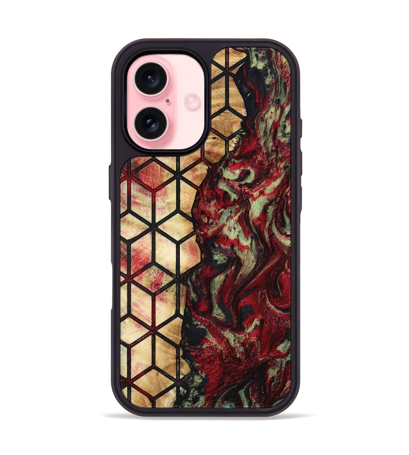 iPhone 16 Wood Phone Case - Tressie (Pattern, 817753)