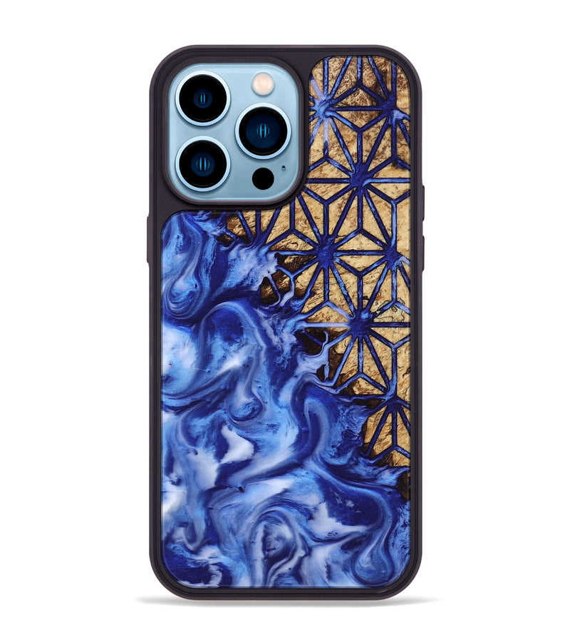 iPhone 14 Pro Max Wood Phone Case - Aydin (Pattern, 817755)