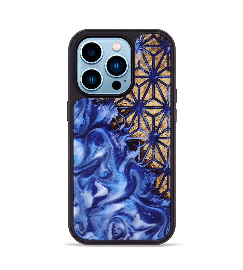 iPhone 14 Pro Wood Phone Case - Aydin (Pattern, 817755)