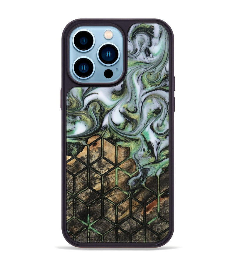 iPhone 14 Pro Max Wood Phone Case - Taytum (Pattern, 817756)